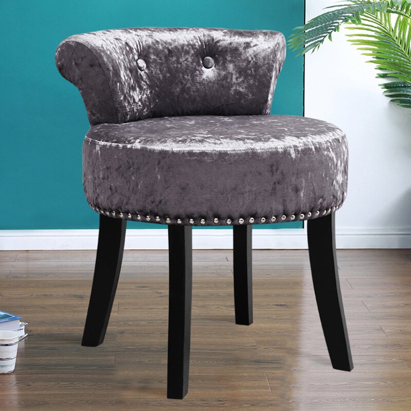 Dressing Table Velvet Chair | Home Pint